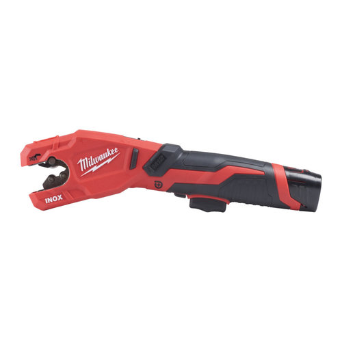 Milwaukee m12 pcss 202c raptor pijpsnijder rvs Milwaukee m12 pcss 202c raptor pijpsnijder rvs