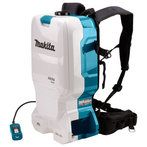 Makita 2x18 V Rugstofzuiger voor schoonmaak DVC660PT2 Makita 2x18 V Rugstofzuiger voor schoonmaak DVC660PT2
