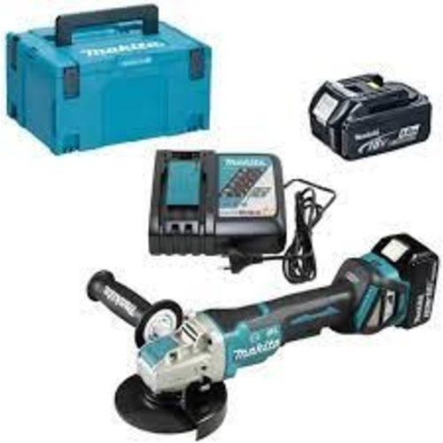 Makita 18 V Haakse slijper 125 mm X-LOCK DGA519RTJ Makita 18 V Haakse slijper 125 mm X-LOCK DGA519RTJ