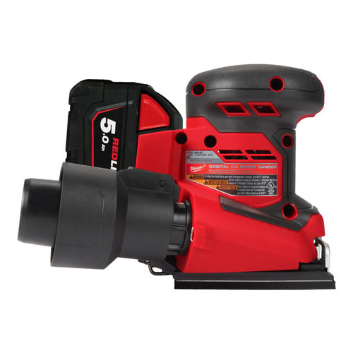 Milwaukee M18BQSS-502B - M18 vlakschuurmachine 1/4˝, 2 x 5,0 Ah