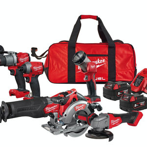 Milwaukee M18 FPP6K-502B NOG ENKELE SETS BESCHIKBAAR