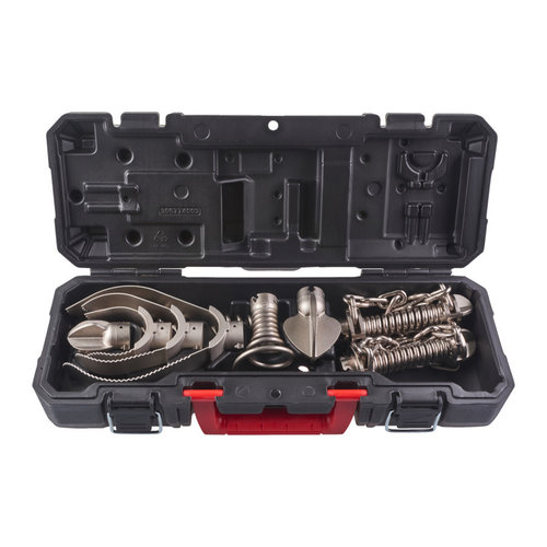 Milwaukee Avegaren set (9-delig) voor 16, 20 mm veren (buisdiameter 75-200 mm) Milwaukee Avegaren set (9-delig) voor 16, 20 mm veren (buisdiameter 75-200 mm)