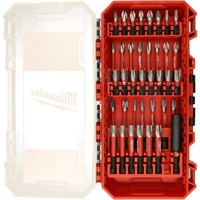 Milwaukee - SHOCKWAVE™ Socket screwdriving bits: 16 x 25 mm length 1 x PH1 / 2 x PH2, 1 x PZ1 / 2 x PZ2 , 1 x TX10 / 1 x TX15 / 2 x TX20 / 3 x TX25 / 2 x TX30 / 1 x TX40. 21 x 50 mm length 1 x PH1 / 3 x PH2 / 1 x PH3, 1 x PZ1 / 3 x PZ2 / 1 x PZ3, 1 x TX10