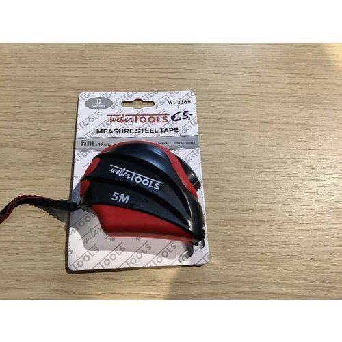 Weber WT-3365 meetband weber 5m 19mm Weber WT-3365 meetband weber 5m 19mm