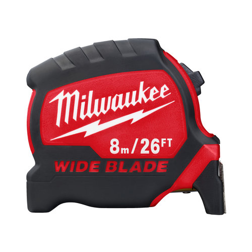 Milwaukee Rolmaat Premium Wide Blade 26ft / 8 M x 33 mm