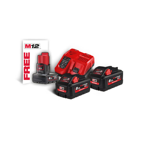 Milwaukee M18 HNRG - 802 M18 High Output  Nrg Pack