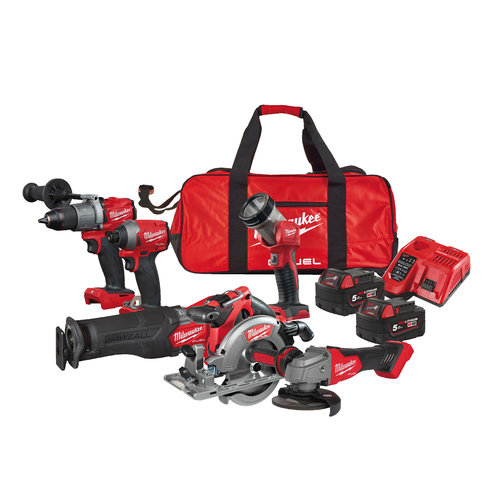 Milwaukee M18 FPP6K-502B   NOG ENKELE SETS BESCHIKBAAR