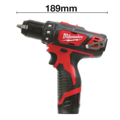 Milwaukee M12 BDD-202C M12 subcompactboorschroefmachine