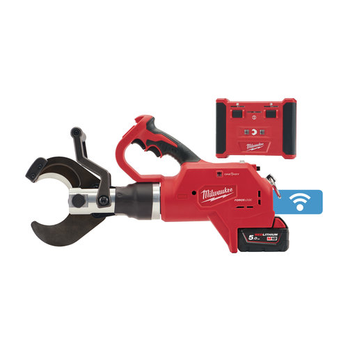 Milwaukee M18 HCC75R-502C  M18 FORCE LOGIC hydraulische ondergrondse kabelkniptang