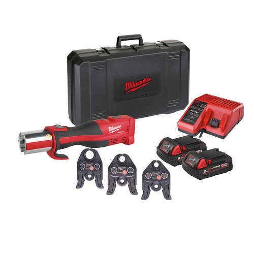 Milwaukee M18 BLHPT-202CTH SET M18 FORCE LOGIC compact koolborstelloos persgereedschap