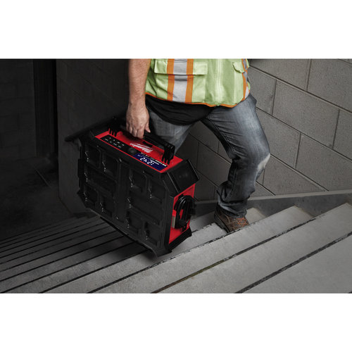 Milwaukee M18 PRCDAB+ M18 PackOutradio/lader