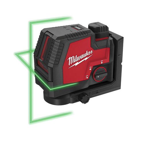 Milwaukee L4 CLL-301C usb oplaadbare groen kruislijn laser