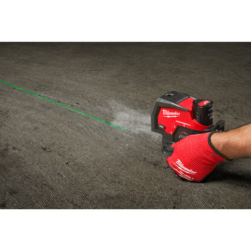 Milwaukee M12 CLLP-0C M12 groene kruislijnlaser/loodlaser