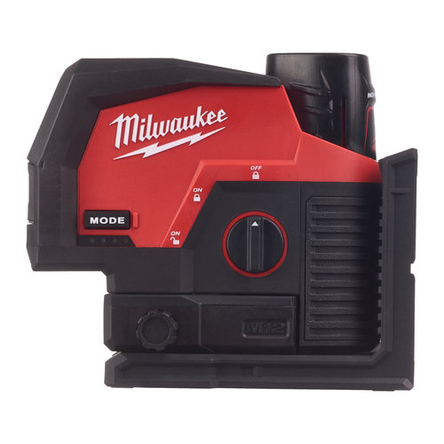 Milwaukee M12 CLLP-301C M12 groene kruislijnlaser/loodlaser