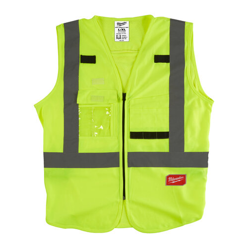 Milwaukee Hi-vis veiligheidshesje klasse 2 geel - L/XL - 1 stuk