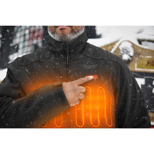 Milwaukee M12 HJBL5-0 (S) - M12™ premium heated jacket zwart