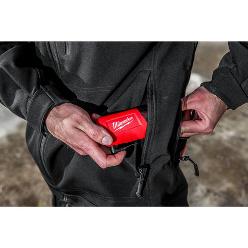 Milwaukee M12 HJBL5-0 (XXXL) - M12™ premium heated jacket zwart