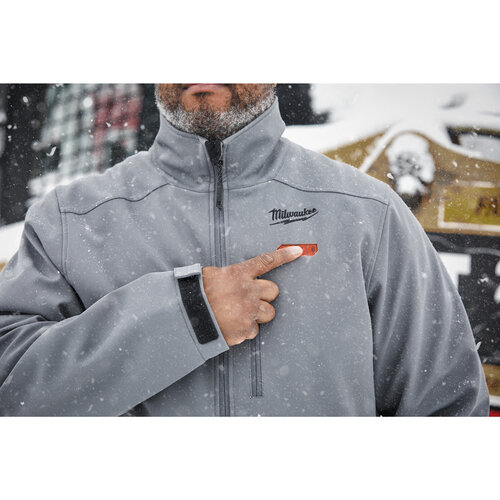 Milwaukee M12 HJGREY5-0 (S) - M12™ premium heated jacket grijs