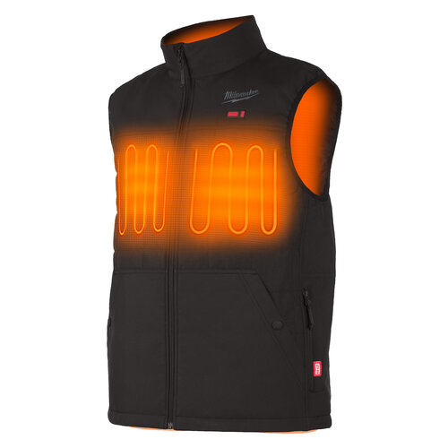Milwaukee M12 HPVBL2-0 (XXL) - M12 Heated Puffer Vest Black