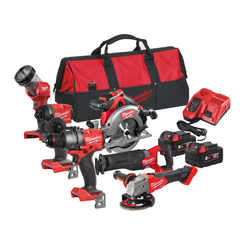 Milwaukee M18FPP6E3-502B POWER PACK actie pack op=op