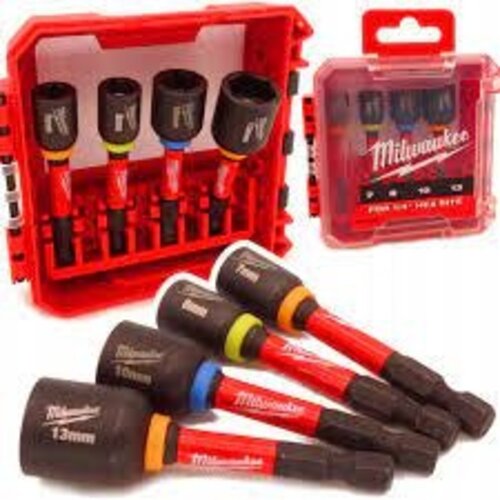 Milwaukee 4 Piece Magnetic SHOCKWAVE™ Impact Duty Nut Driver Set