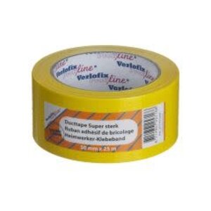 Verlofix Ducttape supersterk verlofix profiline 50mm x 25m kleur geel