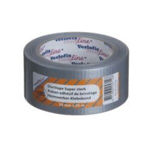 Verlofix Ducttape supersterk verlofix profiline 50mm x 25m kleur grijs