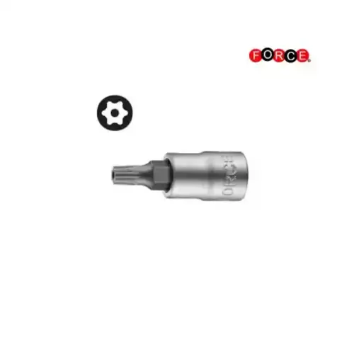 Force 3/8" Star tamper socket bit T50H