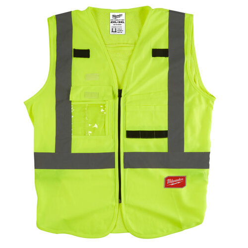 Milwaukee Hi-vis veiligheidshesje klasse 2 geel - 2XL/3XL - 1 stuk