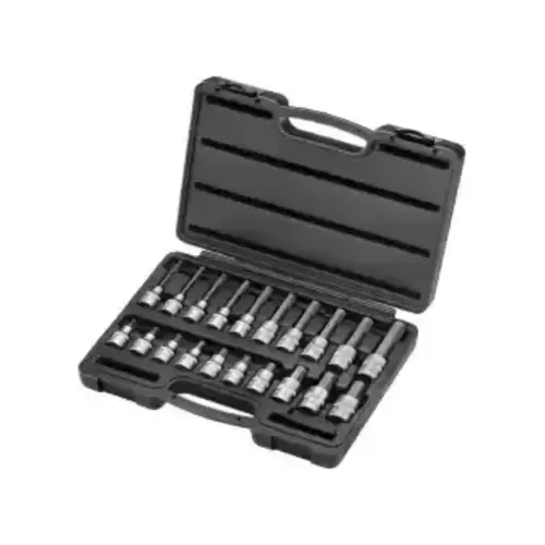 Force 20pc 1/2" Hex socket bit set