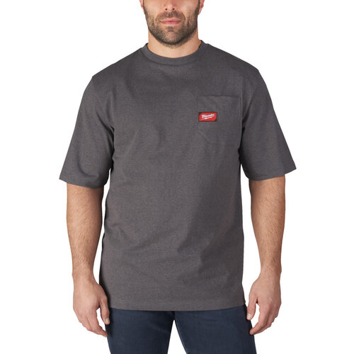 Milwaukee WTSSG-M T-shirt short sleeve grijs