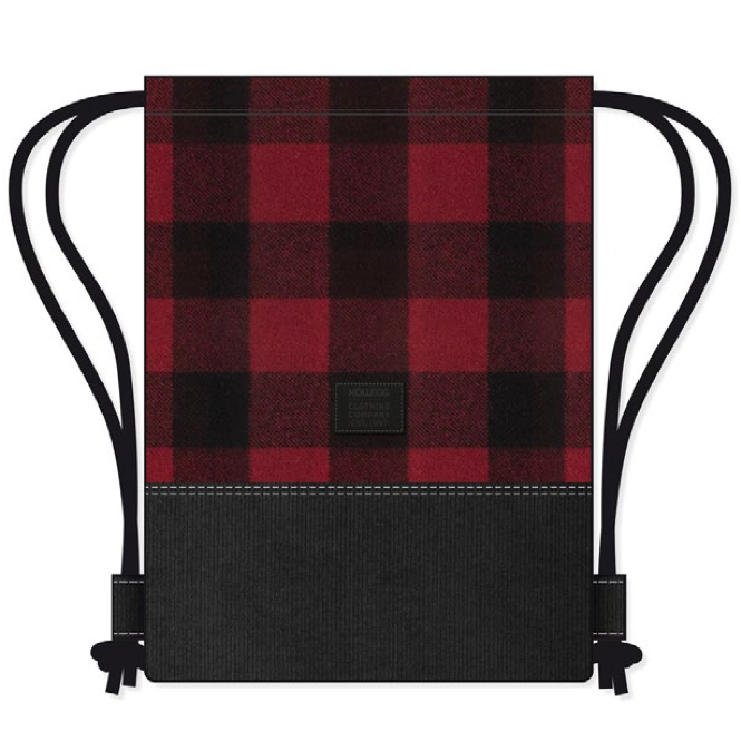 Kollegg Kollegg, Bag, two-tones plaid, rot/schwarz