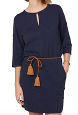 Sessun Sessun, Degraw Dress, navy, XS