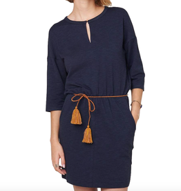 Sessun Sessun, Degraw Dress, navy, XS