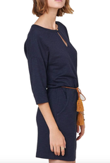 Sessun Sessun, Degraw Dress, navy, XS