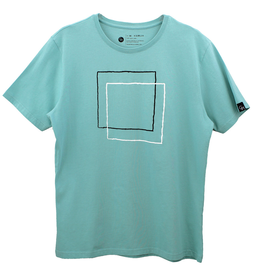 Ginga, Squares T-Shirt, green, XL