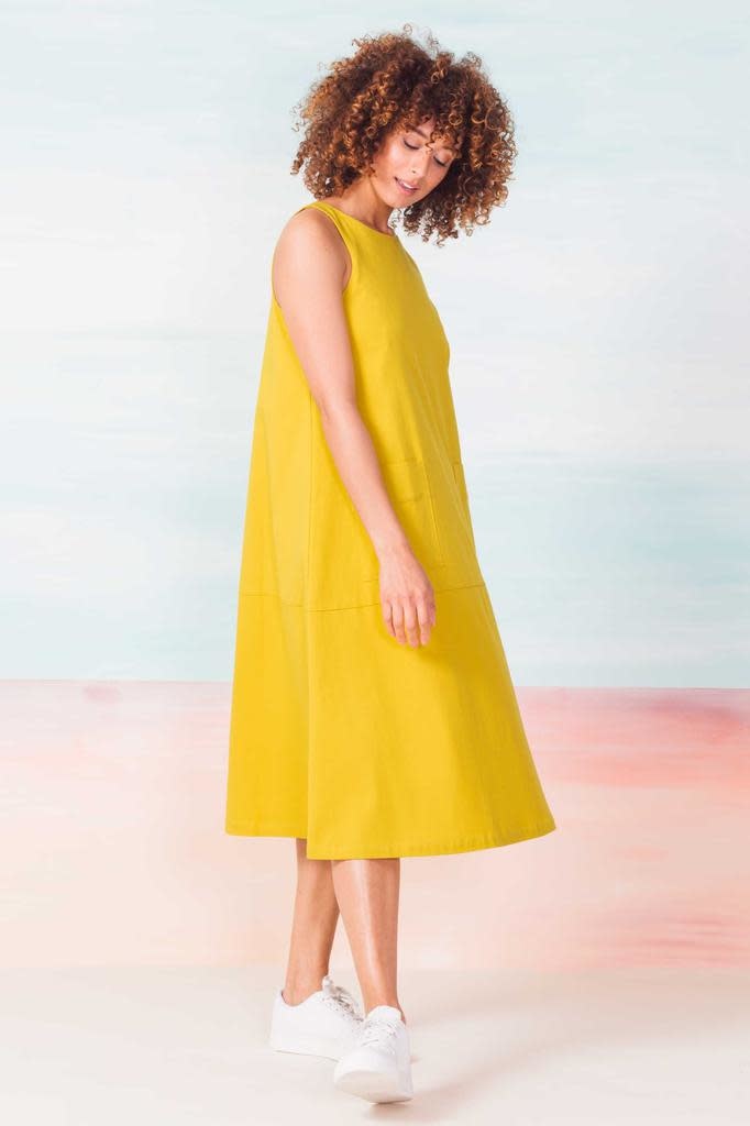 Skunkfunk Skunkfunk, Elen Dress, yellow curry, 40