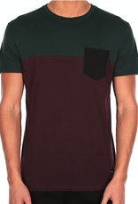 Iriedaily Iriedaily, Block Pocket Tee, aubergine, M