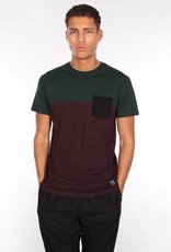 Iriedaily Iriedaily, Block Pocket Tee, aubergine, M