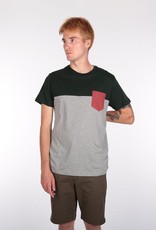 Iriedaily Iriedaily, Block Pocket Tee, silver hunter, XL