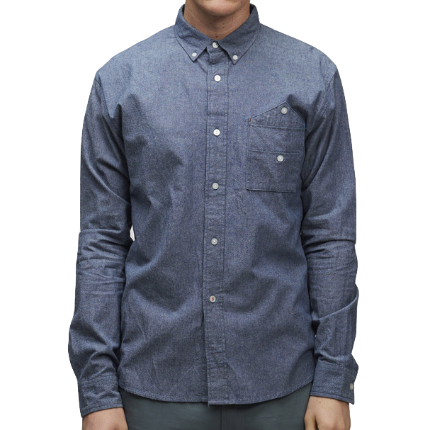 SLVDR SLVDR, Bedford Shirt, blue, XL