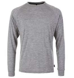 PallyHi, CrewNeck Longsleeve, heather grey, XL