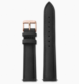 Cluse Cluse, Boho Chic, Strap (18mm), black/rose gold