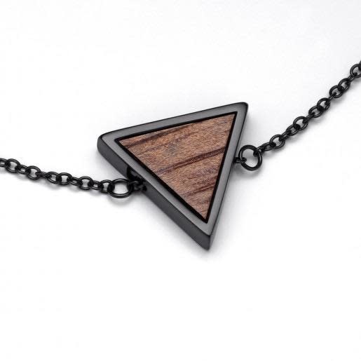 Kerbholz Kerbholz, Triangle Bracelet, walnut/black