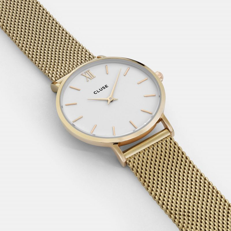 Cluse Cluse, Minuit Mesh, gold/white