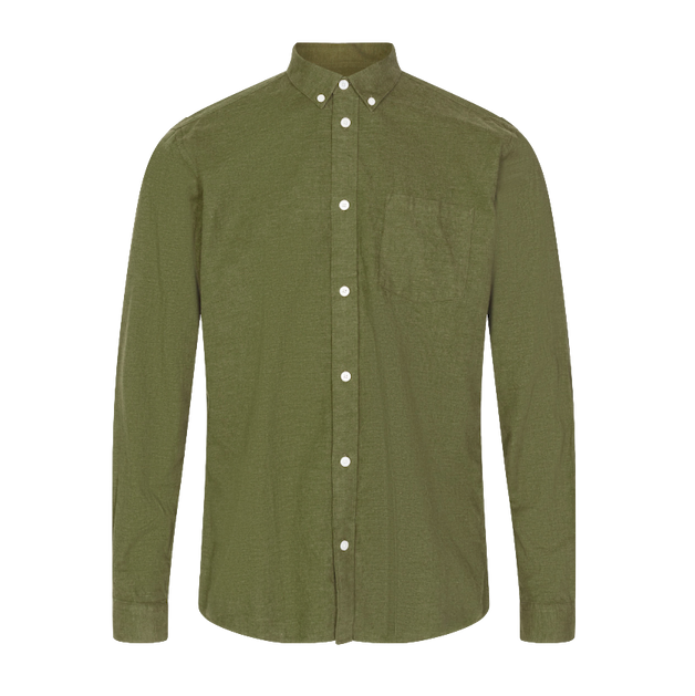 Minimum Minimum, Jay 2.0 Shirt,  fir green mel., L