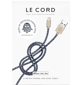 Le Cord LeCord, Ghost Net 2.0, 2 Meter, bleu