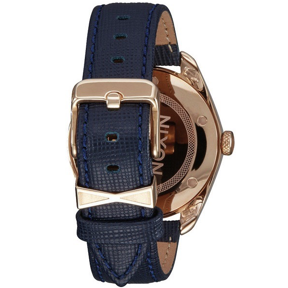 Nixon NIXON, Bullet Leather, All Rose Gold / navy