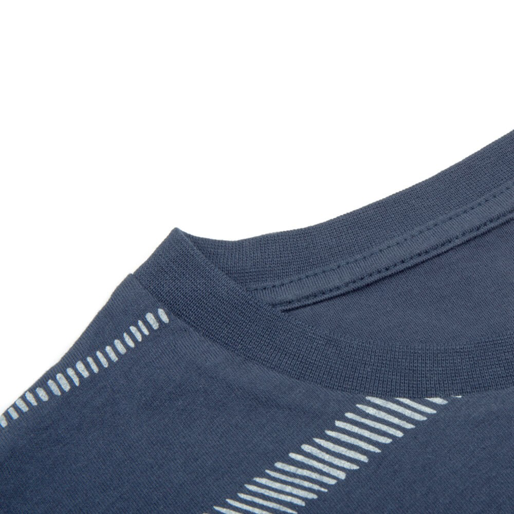 Bleed Bleed, Stripe T-Shirt, Rauchblau, M