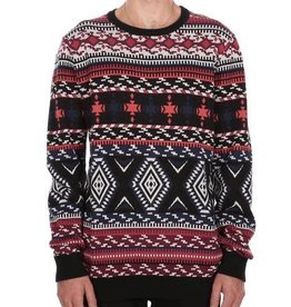 Iriedaily Iriedaily, Indio Knit, black red, XL